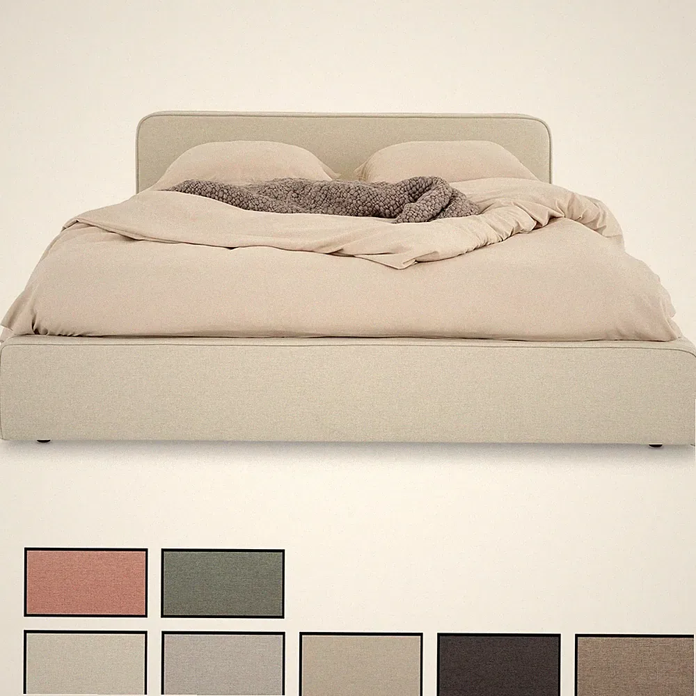 Polsterbett Doppelbett 140x200 mit Lattenrost