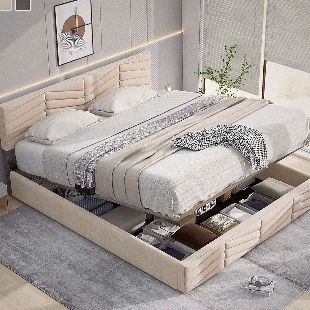 Polsterbett Doppelbett Funktionsbett Continentalbett Bettgestelle ohne Matratze