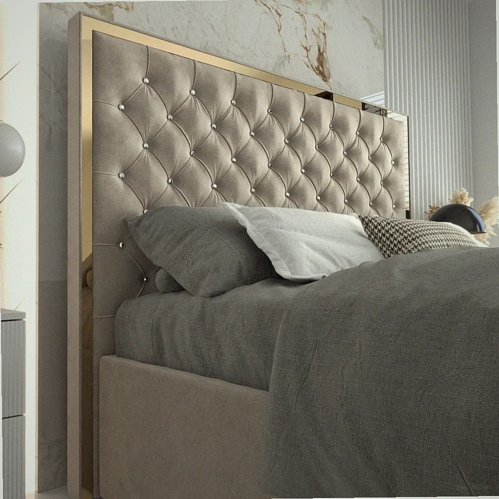 Polsterbett Goldene Eliza mit Bettkasten Doppelbett 140/160/180x200 oder 220