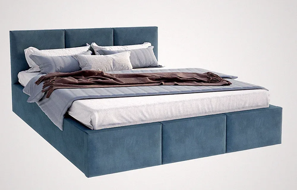 Polsterbett mit Bettkasten Lattenrost Ehebett Doppelbett Bett Familienbett NEU