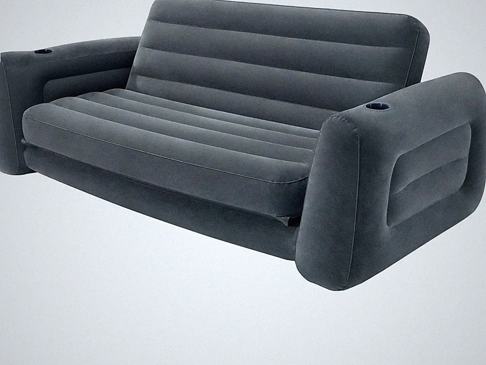 Queen Size ausziehbares aufblasbares Camping Schlafsofa Schlafsofa Futon Couch mit 3 Qu