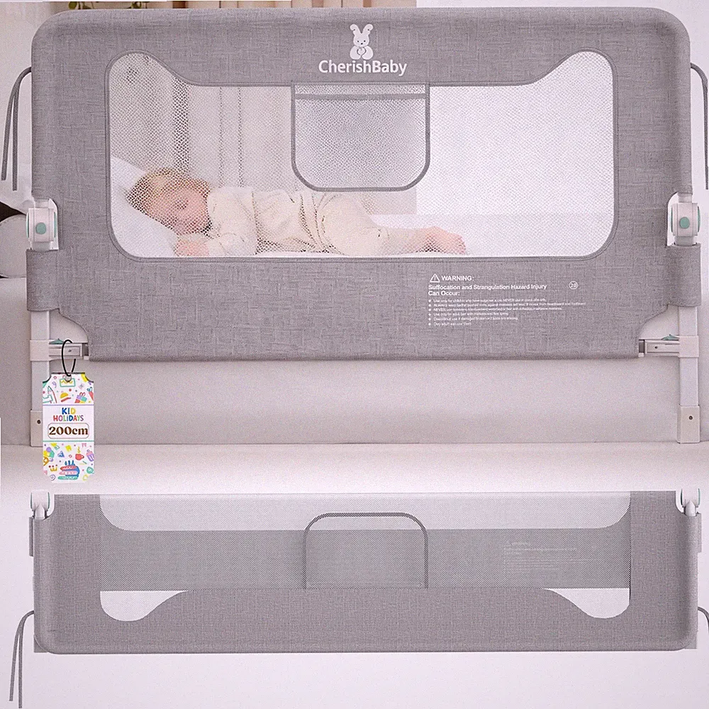 Rausfallschutz Boxspringbett,Rausfallschutz Bett Baby，Klappbar 180°，Bettgitter