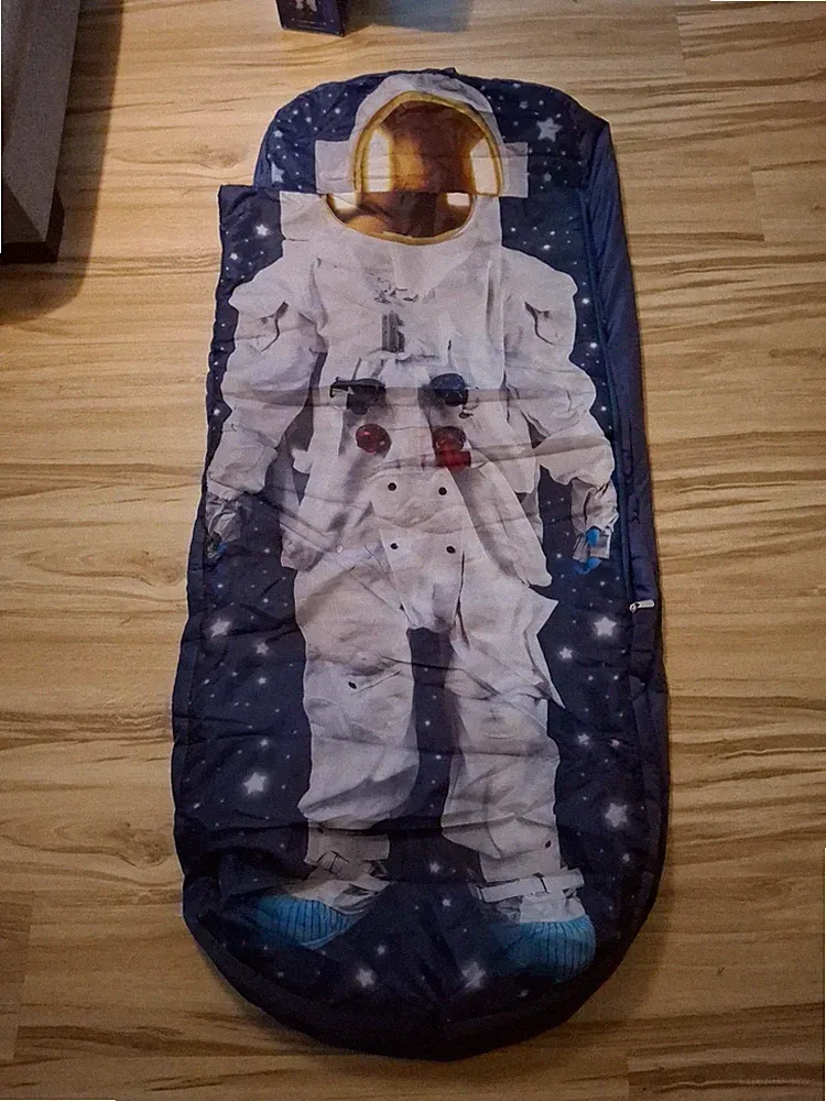 ReadyBed Aufblasbare Matzratze und Bettdecke Astronaut Kinder 150cm