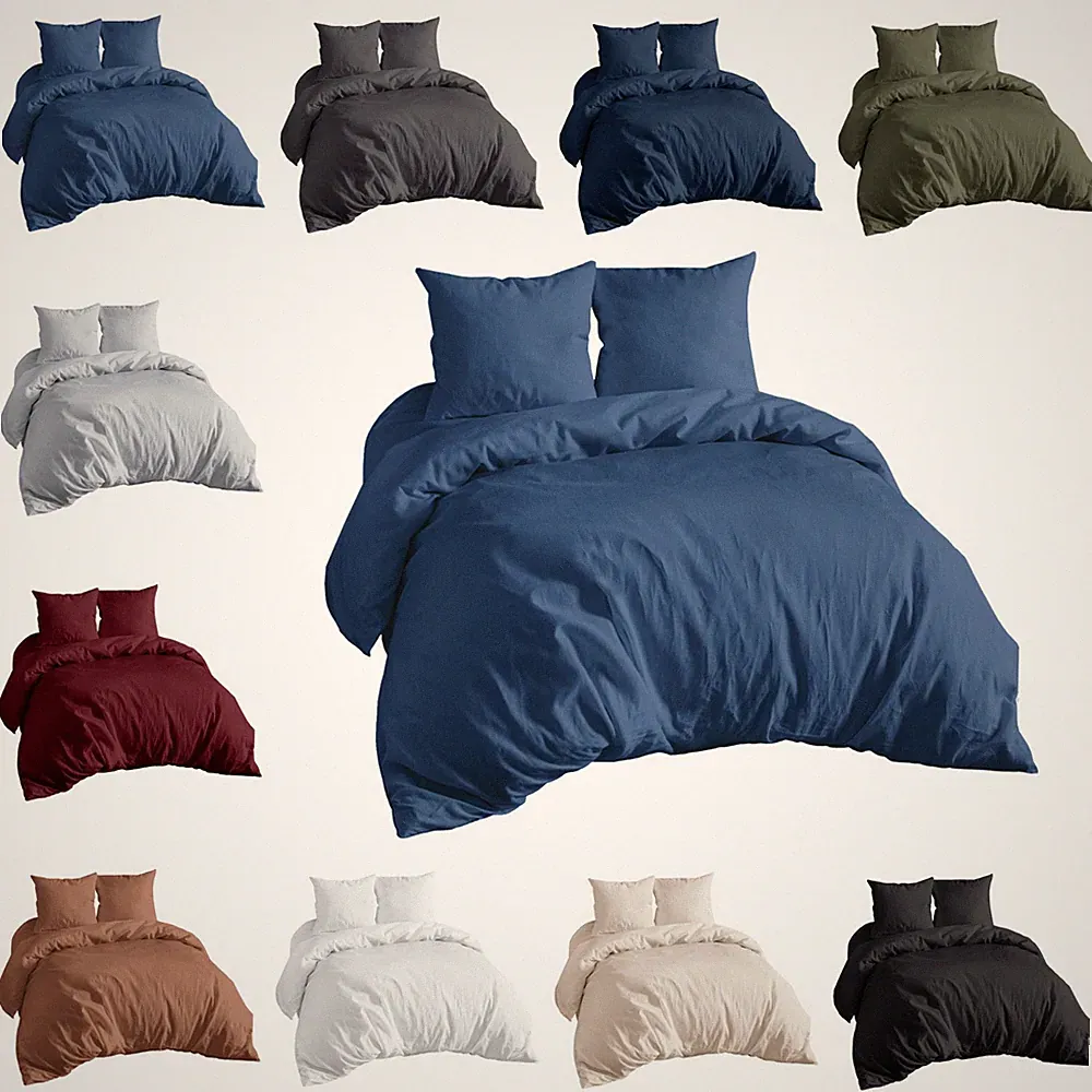 Renforcé Bettwäsche Set 100% Baumwolle 135x200 155x200 200x200 155x220 200x220