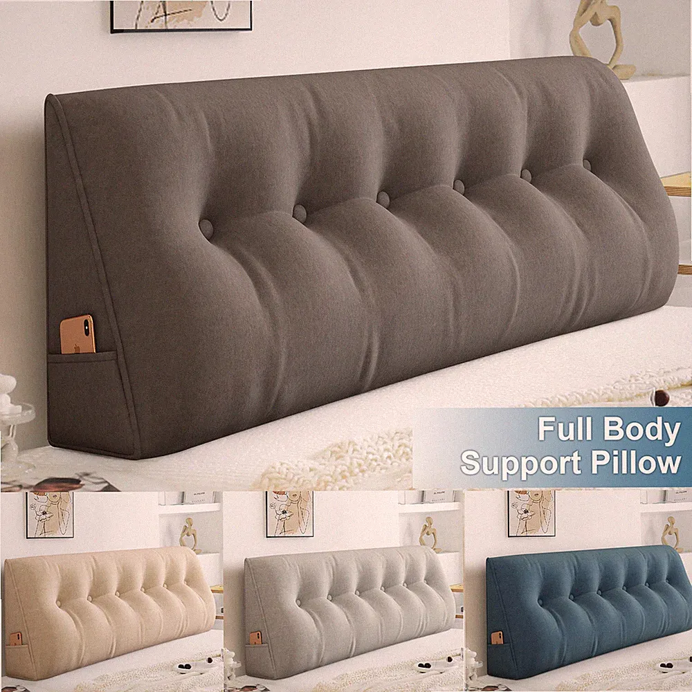 Rückenstützkissen Dreieckige Keilförmige Rückenkissen Rückenstütze für Bett Sofa