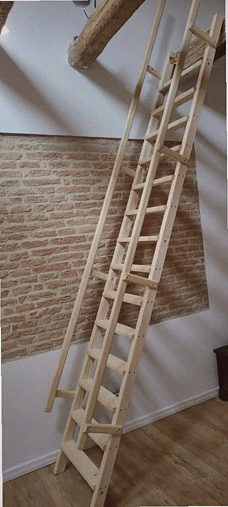 Scala Soppalco für Hochbett Bettgestell mit Sicherheitsgeländer Platzsparend