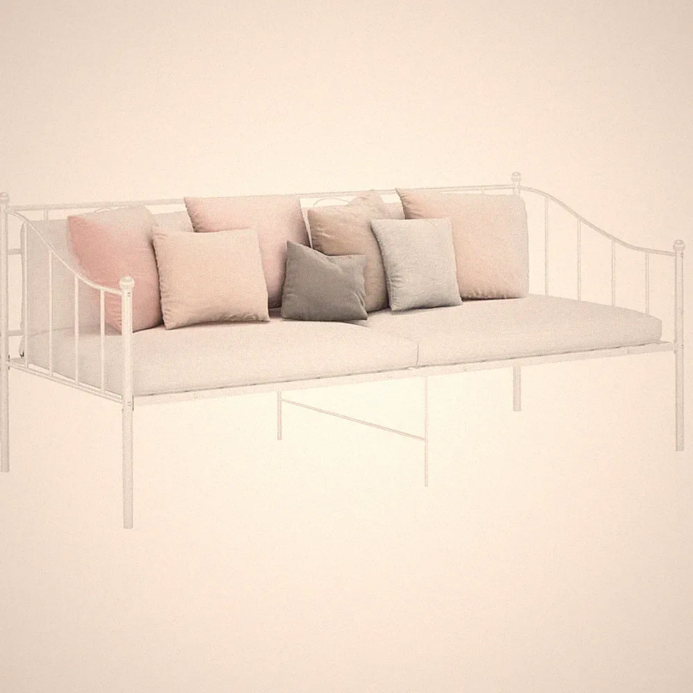 Schlafsofa 90x200cm Tagesbett Metallbett Bettsofa Bett Viele Farben vidaXL