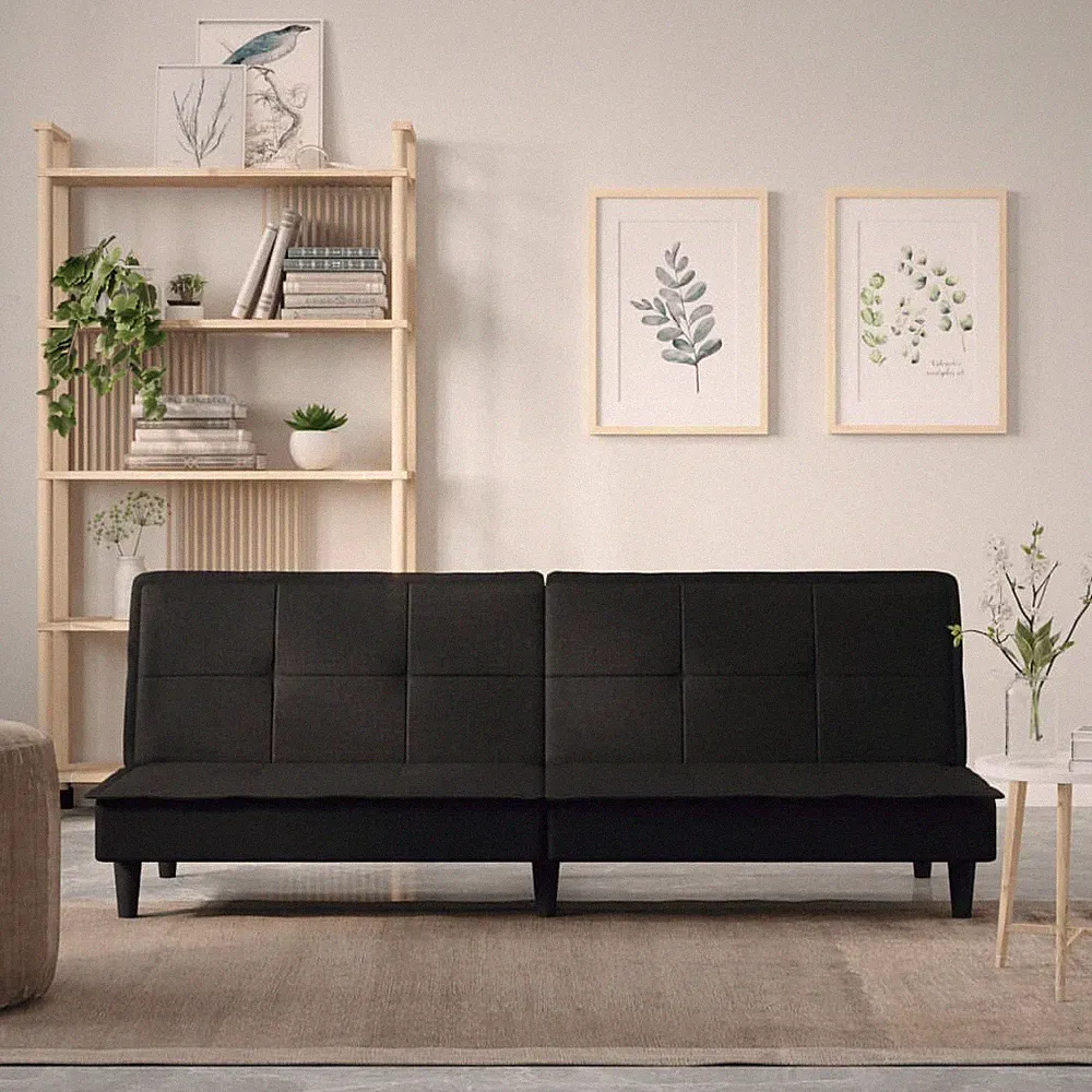 Schlafsofa Couch Schlafcouch Bettsofa Gästebett Sofa Klappsofa Stoff vidaXL