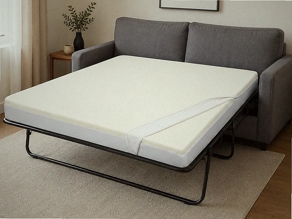 Schlafsofa Matratze 113 x 180 x 11 cm Tiefe Reflexschaum mit waschbarem Reißverschlussbezug
