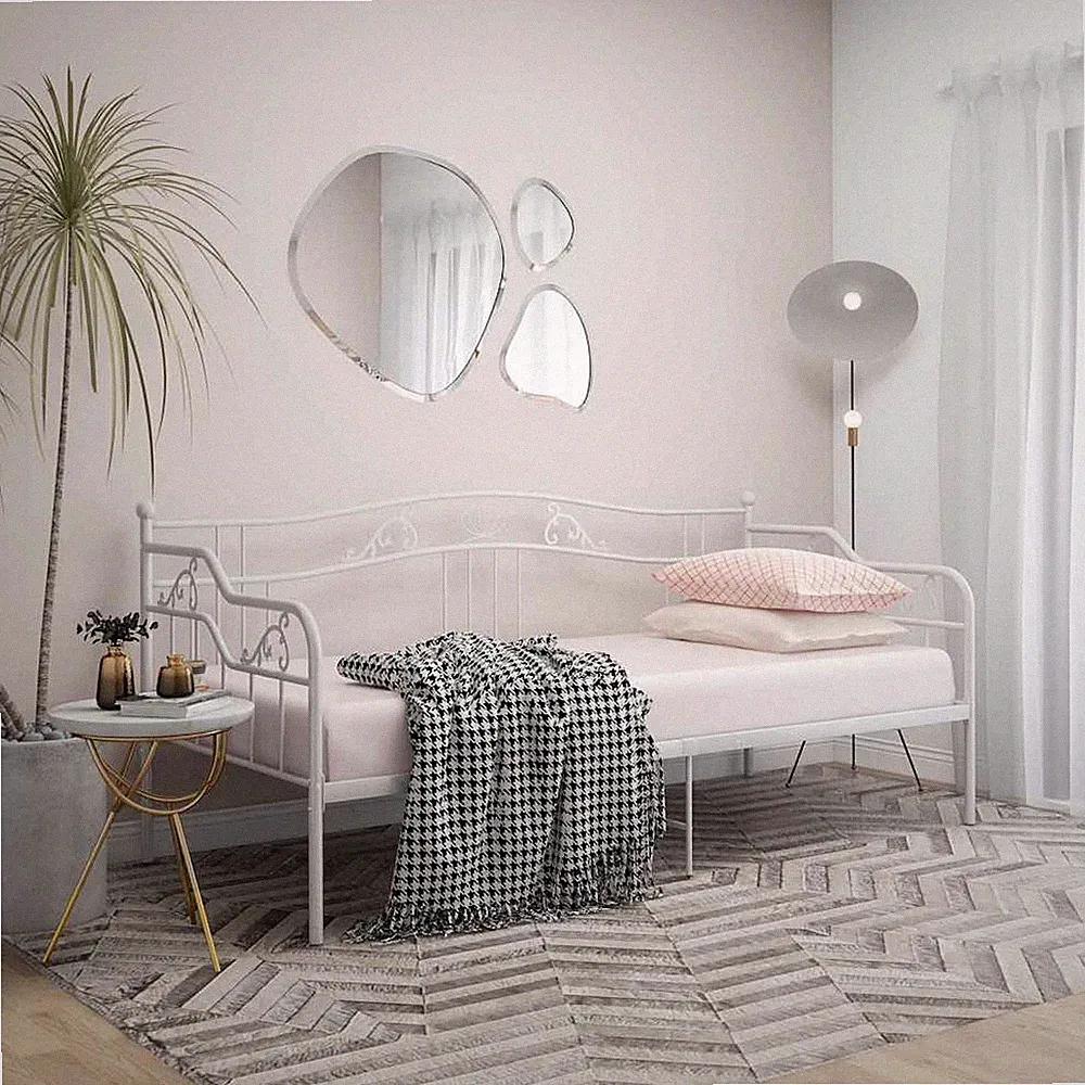 Schlafsofa Metallbett Tagesbett Bettsofa Bett Gästebett mehrere Auswhal vidaXL