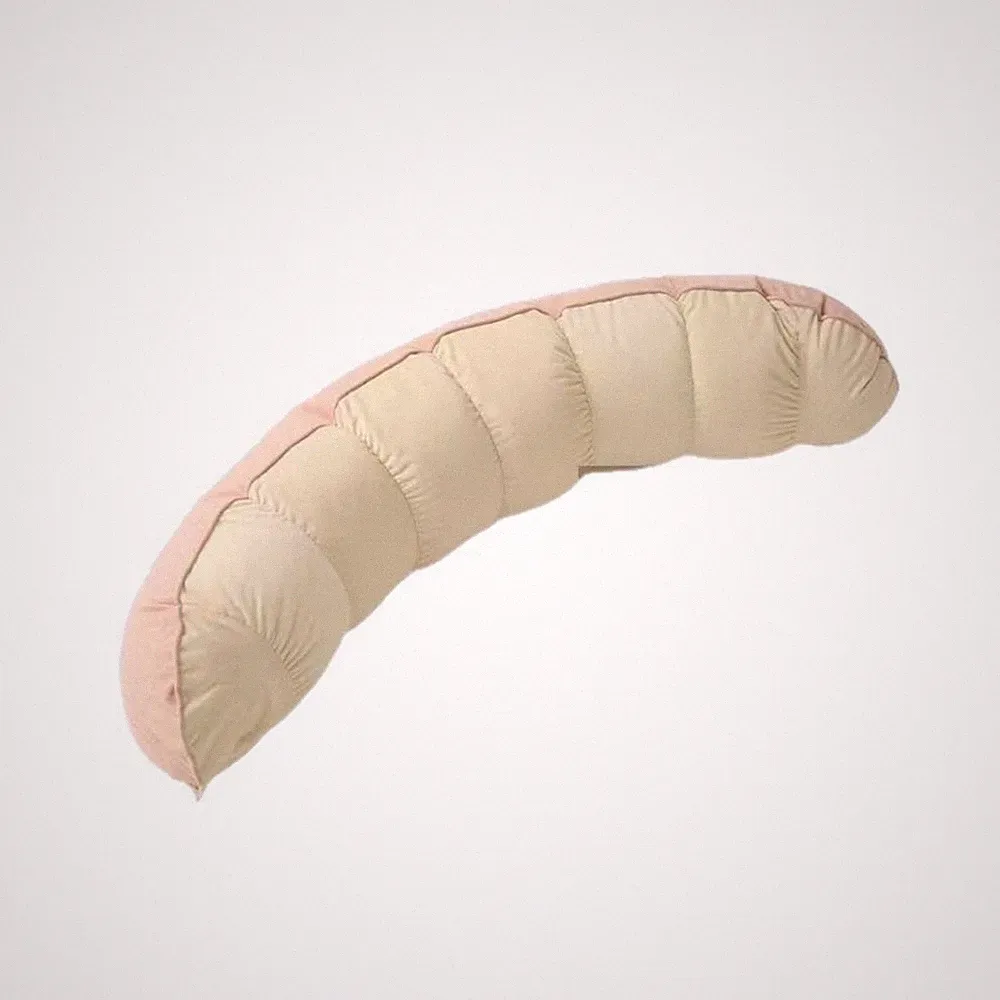 Seitenschläferkissen in Erbsenform plüschig für Bett, Seitenschläfer, Stillende