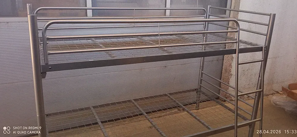 Sicherheits-Etagenbett 2m_x_90cm Ø50 mm TÜV geprüft, Teilbar
