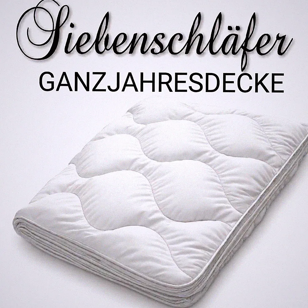 Siebenschläfer Bettdecke - Medium Ganzjahresdecke - waschbar bei 95°C