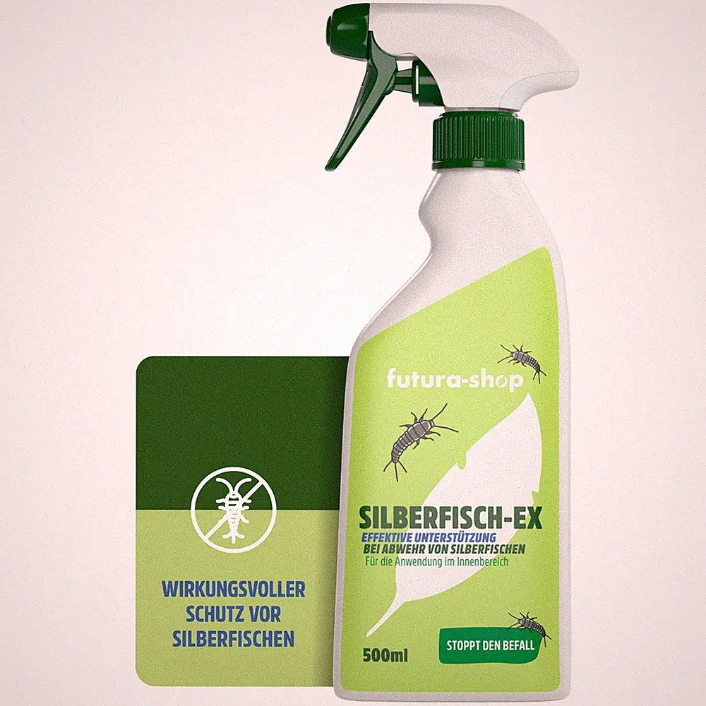 Silberfische Spray | Alternative zu Silberfischchen Köder oder Silberfischfalle