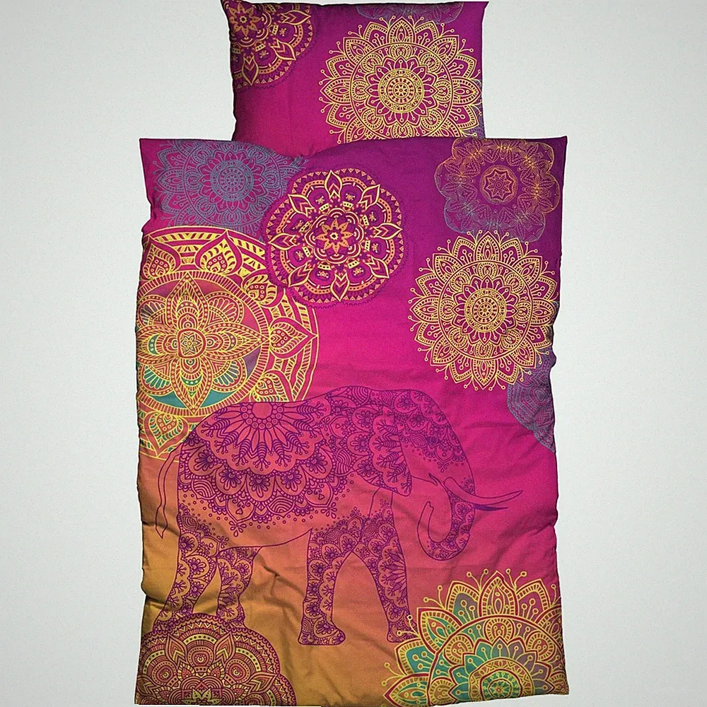 Sister S. Bettwäsche Set Noida Bunt Elefant Mandala orientalisch Ornamente