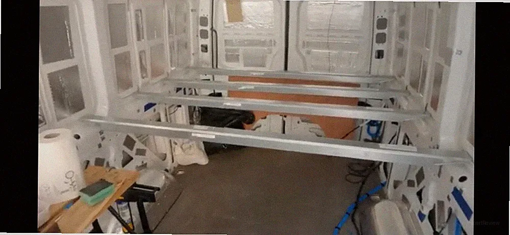 Skorva Ikea Wohnmobil Bett Mittelbalken Mittelstütze verzinkt verstellbar 203cm