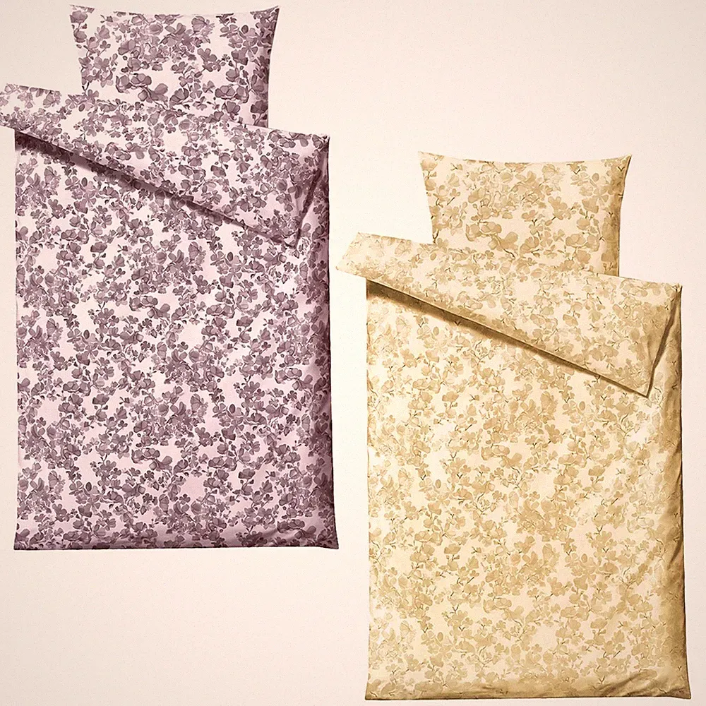 Södahl Bettwäsche 135x200 und 80x80 skandinavisches Blumendesign Blossom