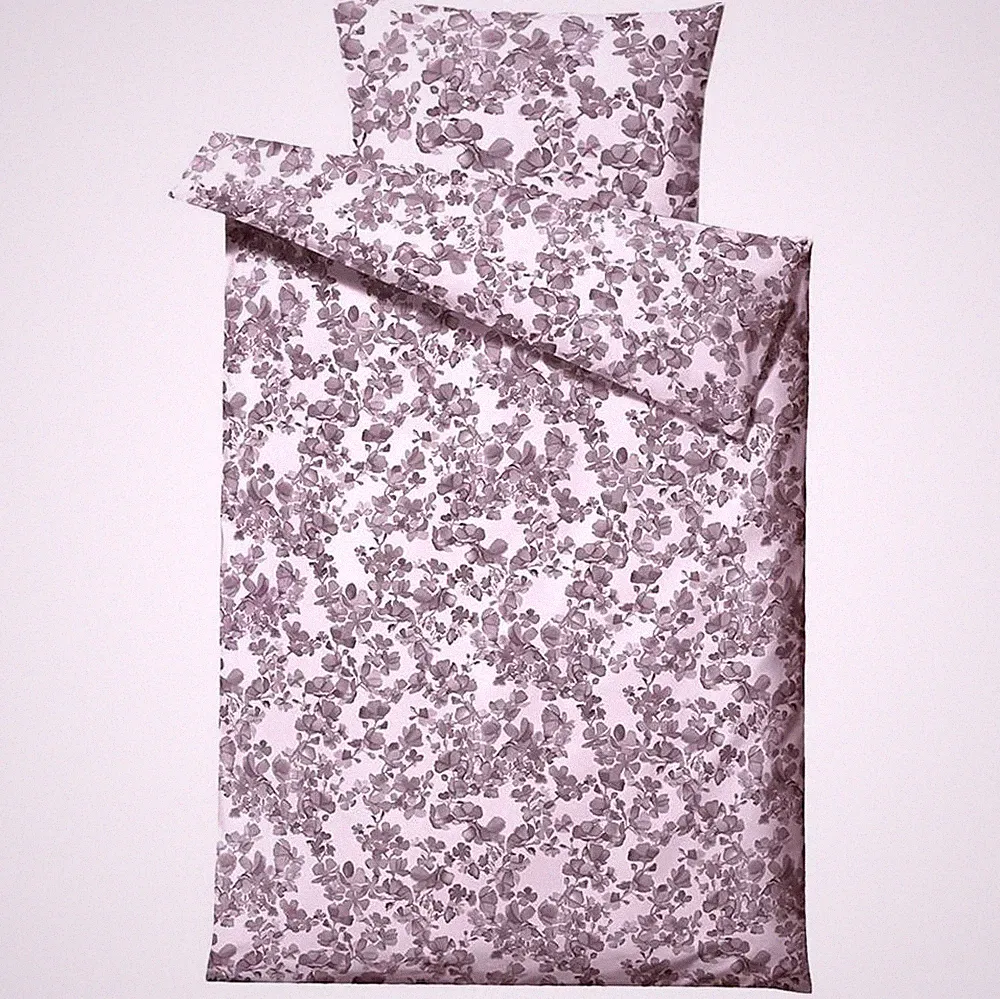 Södahl Bettwäsche 135x200 und 80x80 skandinavisches Blumendesign Blossom berry