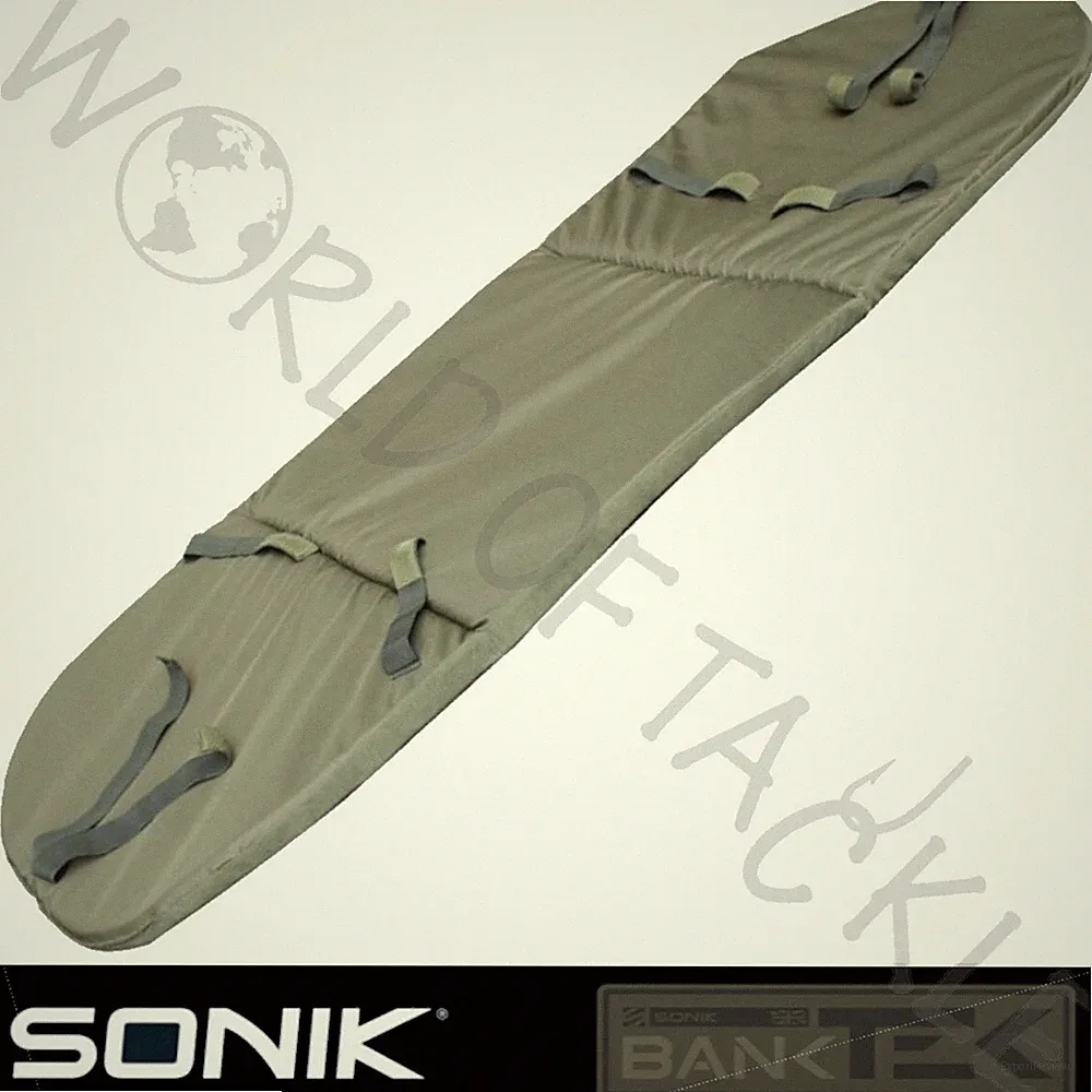 Sonik Bank-Tek Memory Foam Matratze Bedchair Topper Karpfenangeln Bettbezug