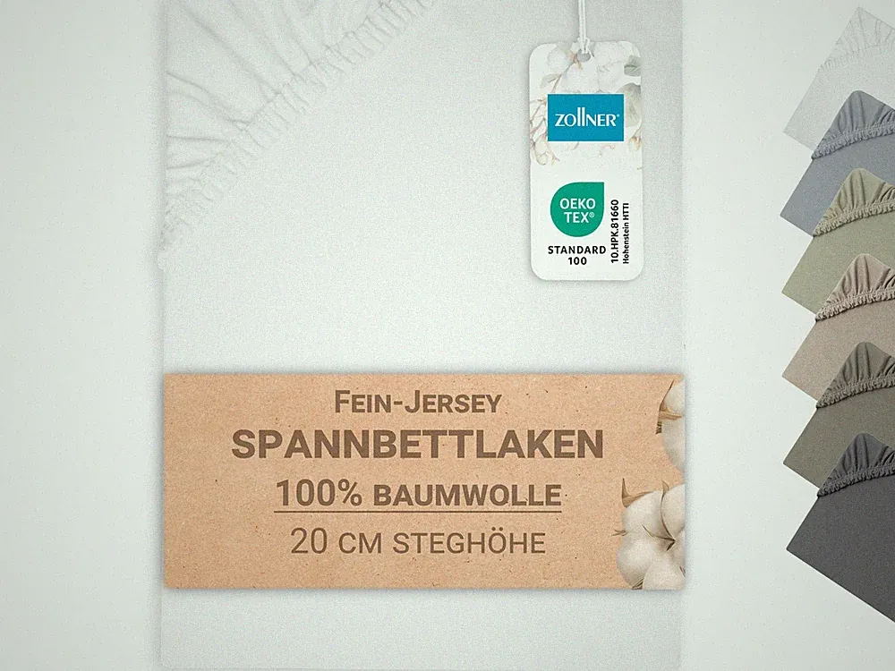Spannbettlaken Spannbetttuch 100% Baumwolle 180x200 cm