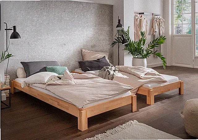 Stapelbett 90x200cm Massivholz Buche massiv natur geölt NEU OVP!!!