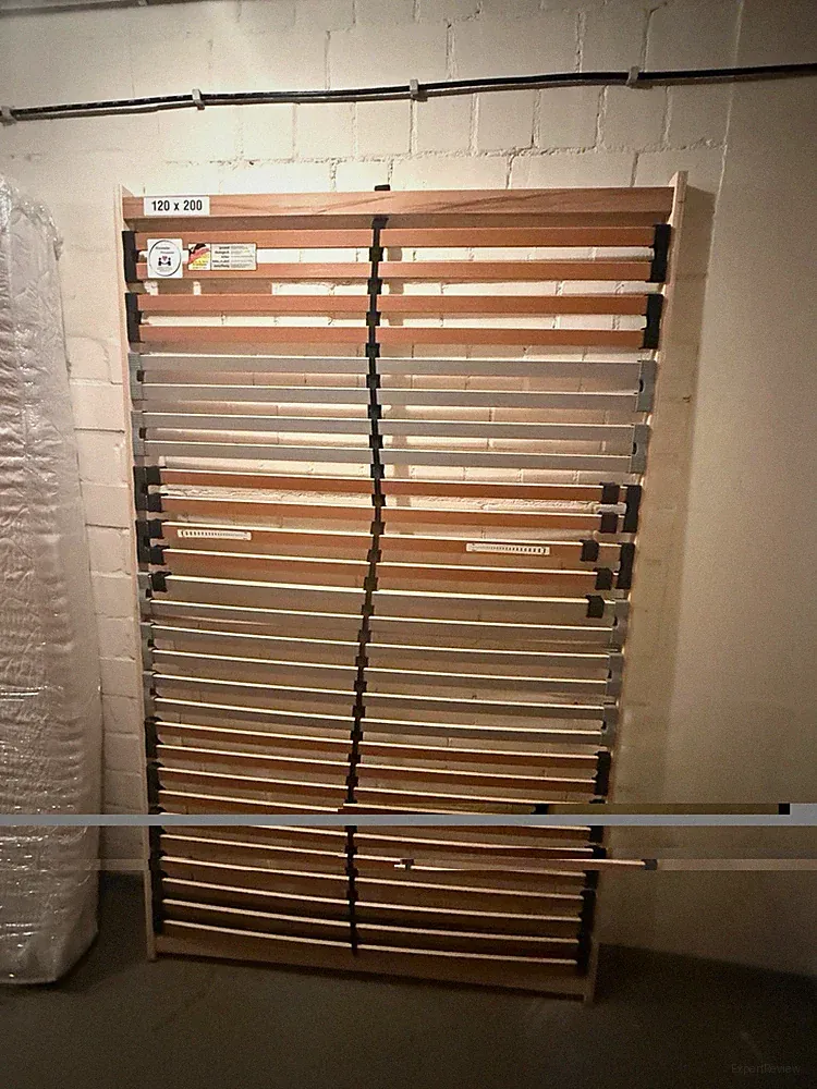 Starrer Lattenrost aus Holz 120 x 200 cm in Braun fürs Schlafzimmer, Erwachsene