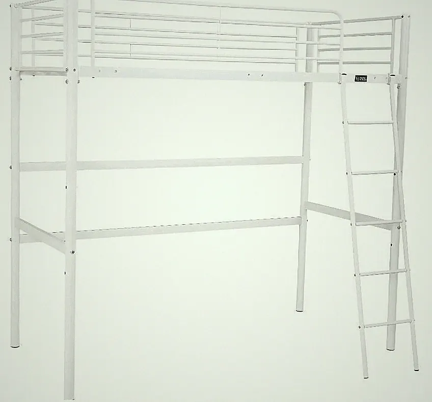 Stilvolles Metall-Hochbett 140 x 200: Platzsparend und Chic!