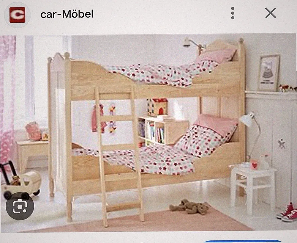 Stockbett Aus Vollholz