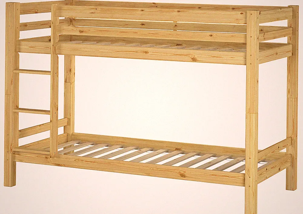 Stockbett Etagenbett Kiefer Zubehör wählbar 90x200 Hochbett Kinderbett