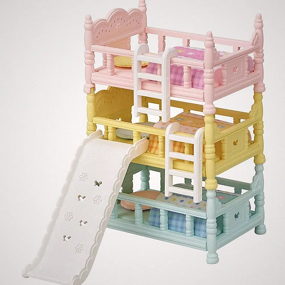 Sylvanian Families Dreibettzimmer Etagenbetten