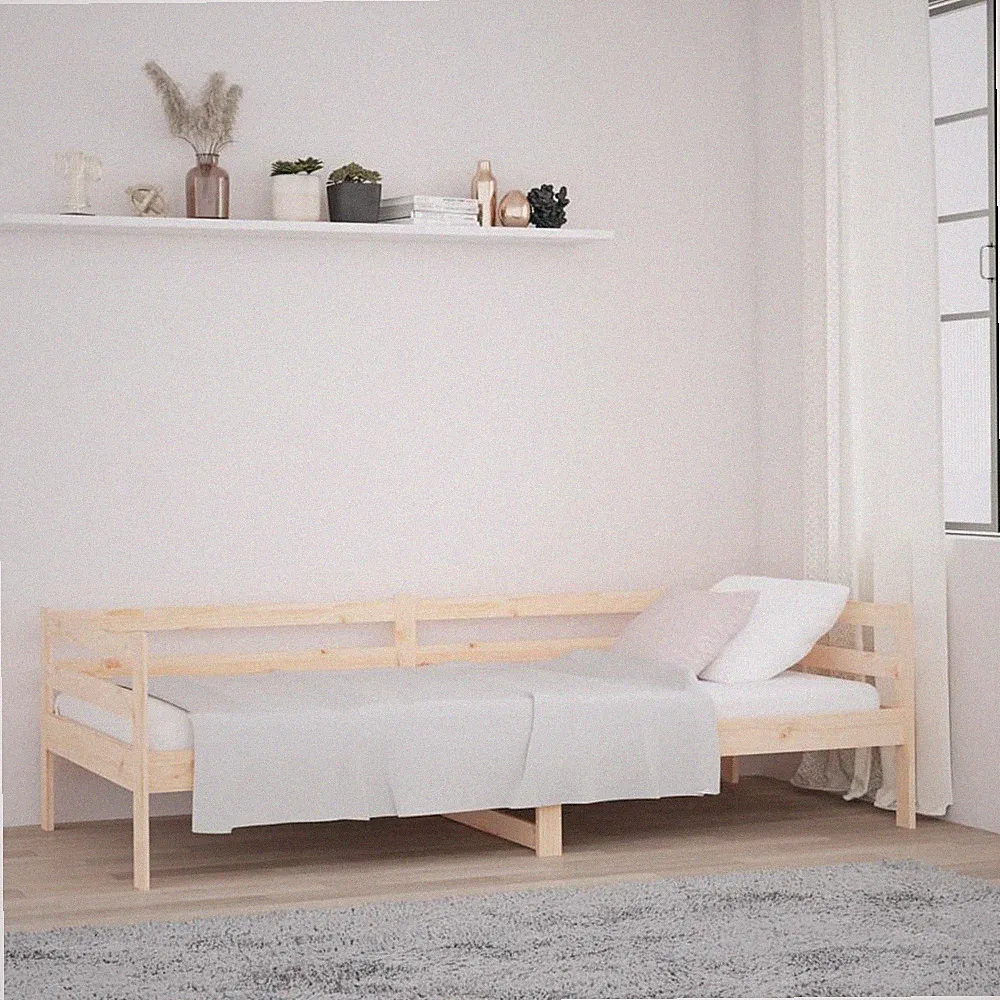 Tagesbett 80x200cm 90x200cm Massivholz Kiefer Holzbett Einzelbett Bettgestell