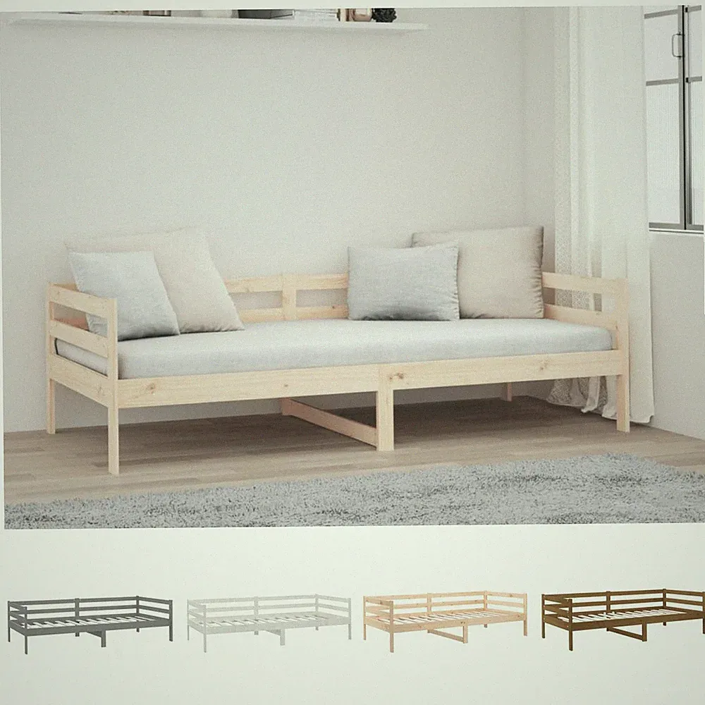 Tagesbett Bettgestell Bettrahmen Schlafzimmerbett Massivholzbett Einzelbett Bett