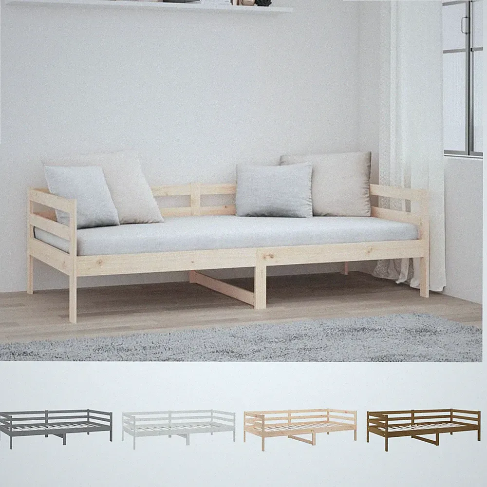 Tagesbett Bettgestell Bettrahmen Sofabett Massivholzbett Einzelbett Gästebett