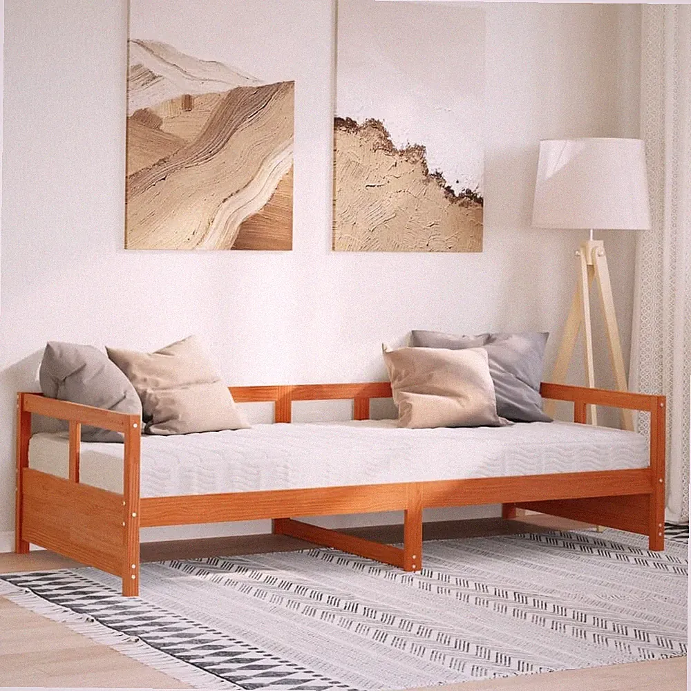 Tagesbett Gästebett Bettsofa Bettgestell Lattenrost Massivholz Kiefer