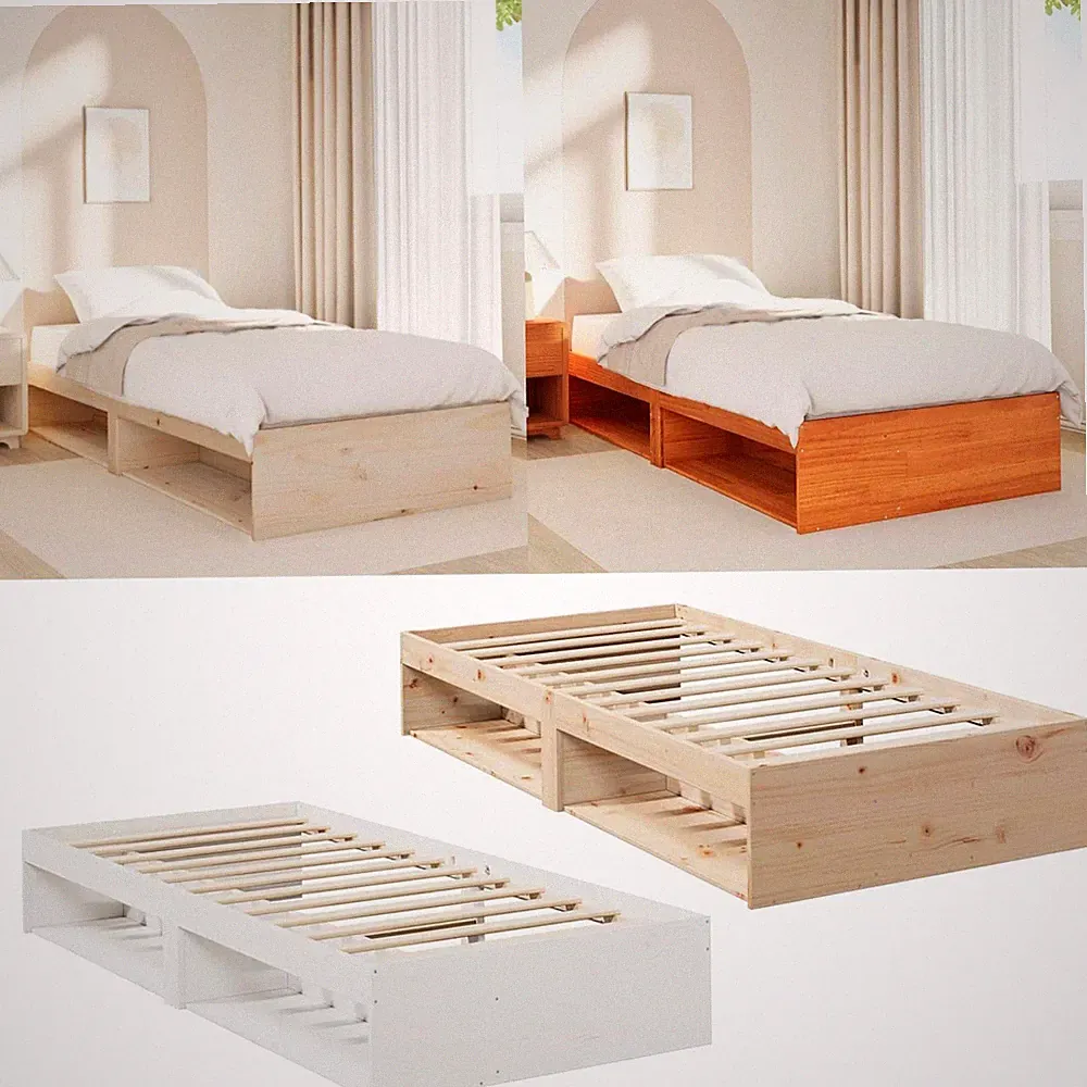 Tagesbett Gästebett Sofabett Holz Bett Gästebett Massivholz Kiefer Jugendbett DE
