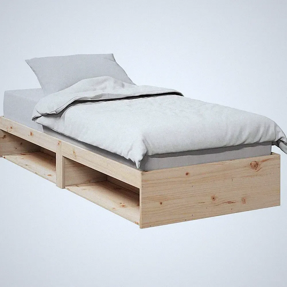 Tagesbett Gästebett Sofabett Holz Bett Gästebett Massivholz Kiefer Jugendbett DE