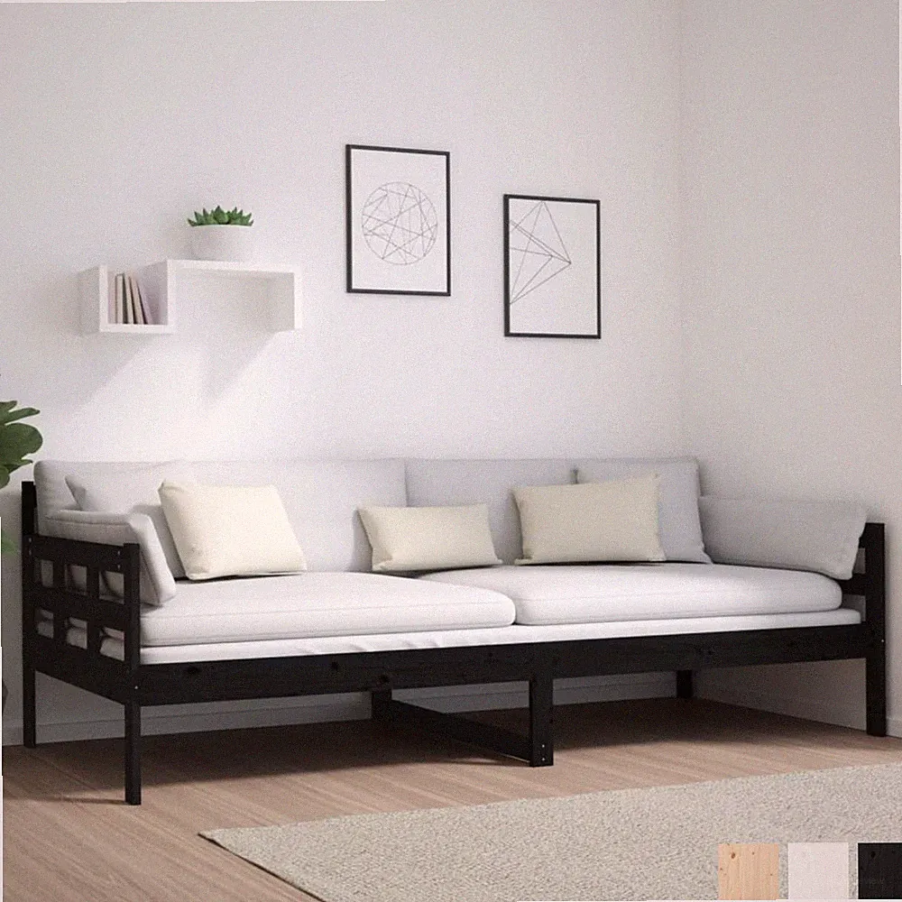 Tagesbett Kiefer Sofabett Gästebett Bettgestell Schlafsofa Holzbett Bettrahmen