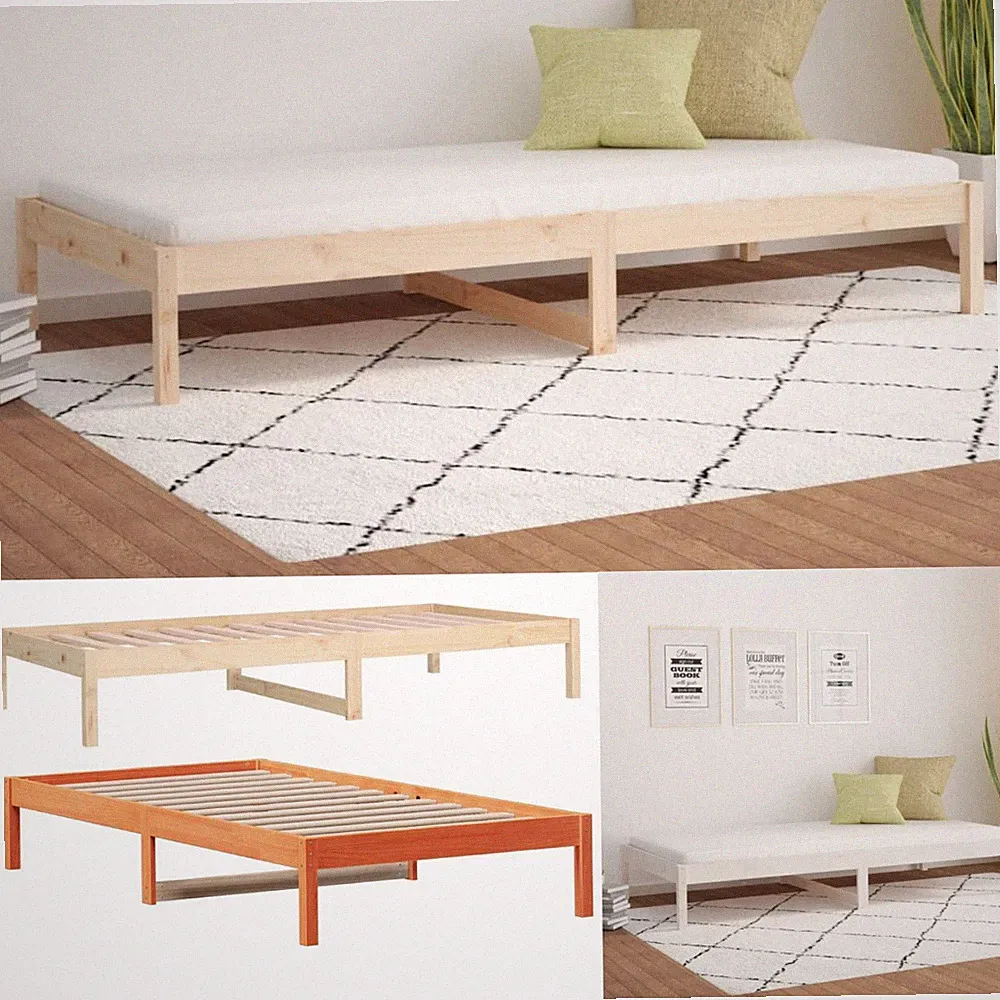 Tagesbett Massivholz Kiefer Einzelbett Kinderbett Jugendbett 80x200cm 90x200cm