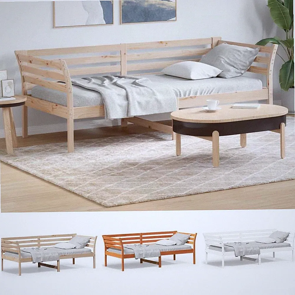 Tagesbett ohne Matratze Bettgestell Schlafzimmer Daybett Betten Tagesbett