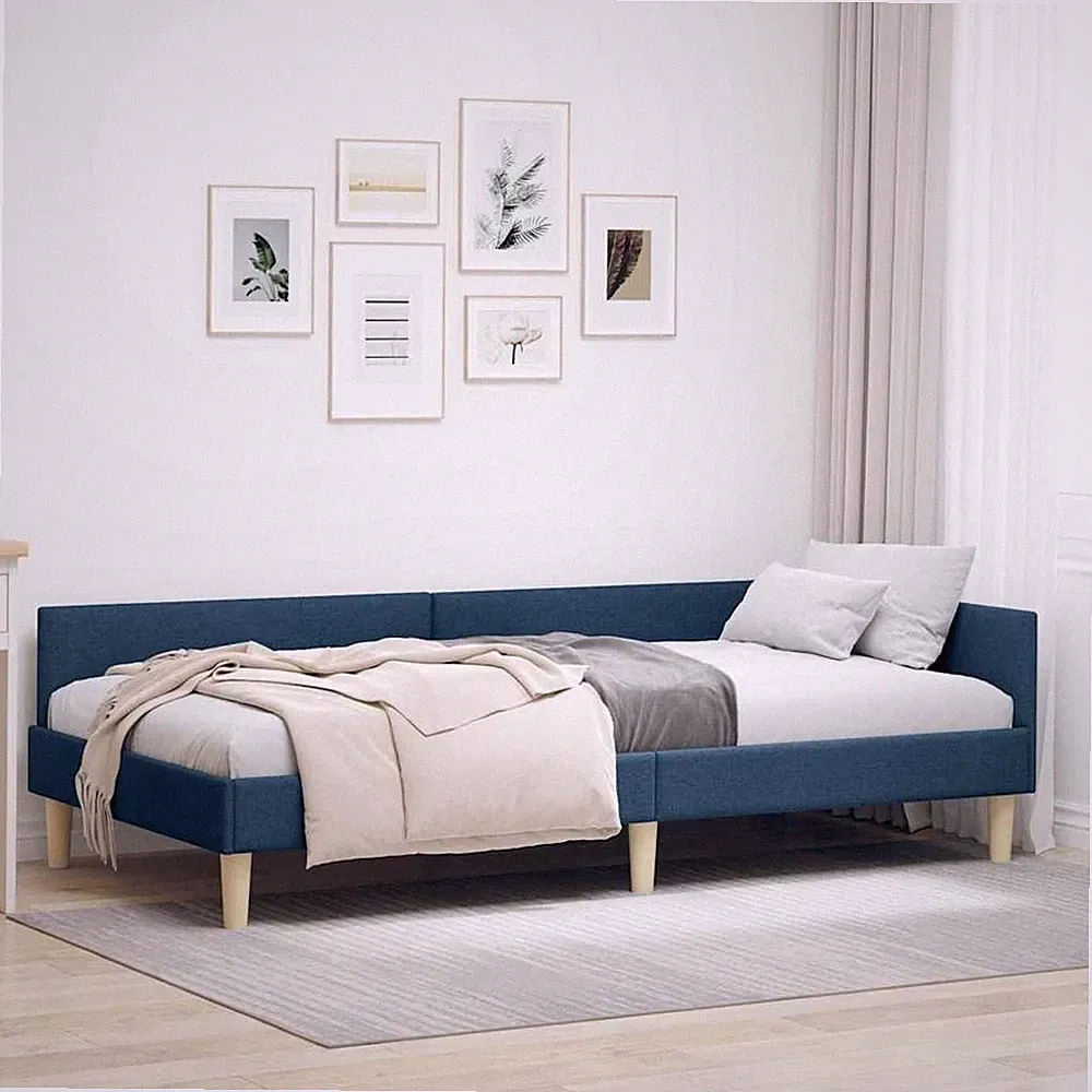 Tagesbettgestell Eckbettgestell Stoff Tagesbett Bettgestell Sofa Bett Bettrahmen