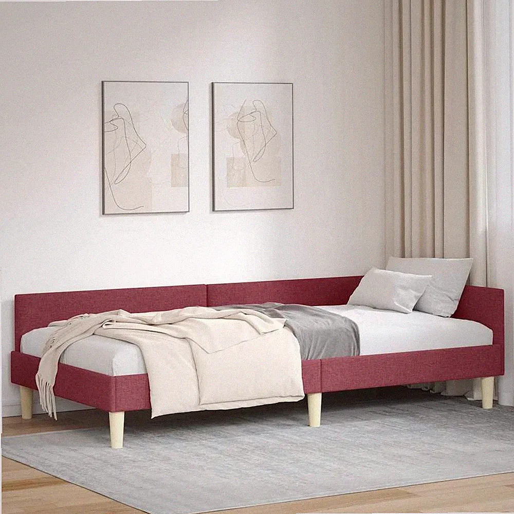 Tagesbettgestell Eckbettgestell Stoff Tagesbett Bettgestell Sofa Bett Bettrahmen