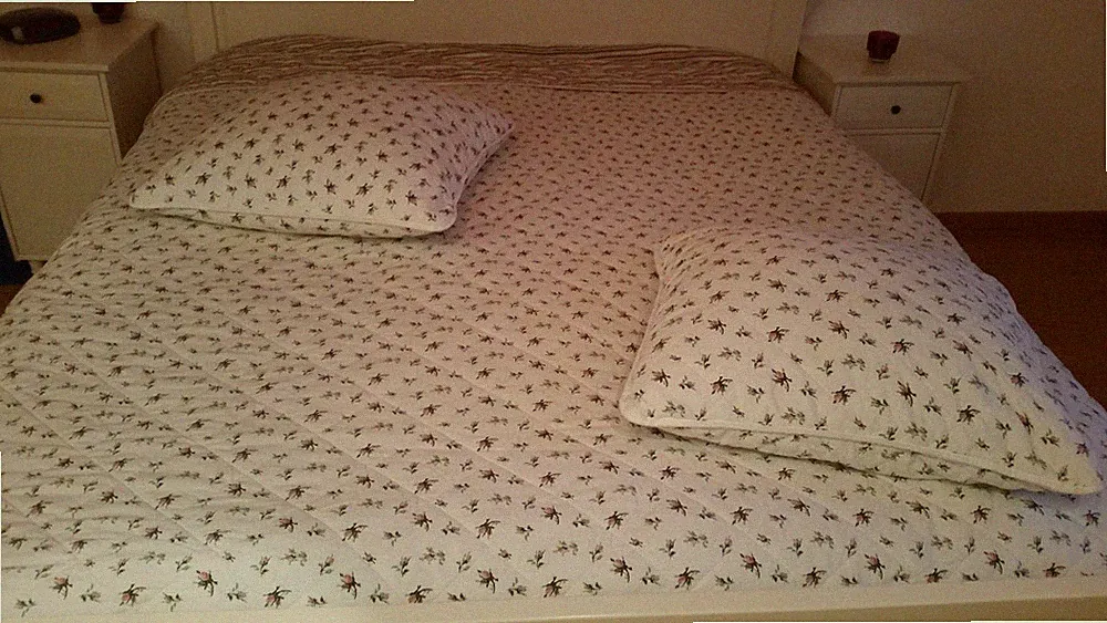 Tagesdecke + 2 Kissenbezüge 260x280 Doppelbett 3tlg Bettüberwurf IKEA Emmie Blom