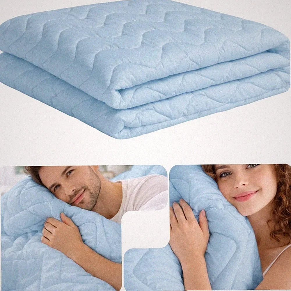 Textom Sommerdecke Bettdecke Steppdecke Leicht Allergiker Mikrofaser Weiß