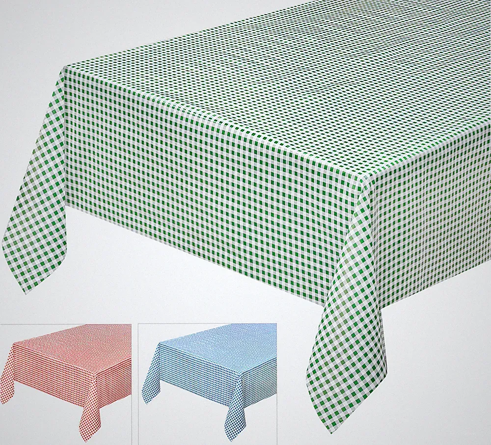 Tischdecke Küche Fleckenschutz Modern Kunststoff Wachs Kariert Rustikal Nüchtern