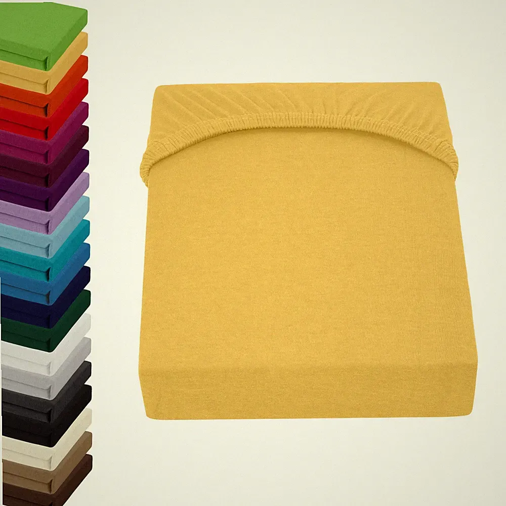 TOPPER Jersey Spannbettlaken Boxspringbett Spannbetttuch 100% Baumwolle Laken