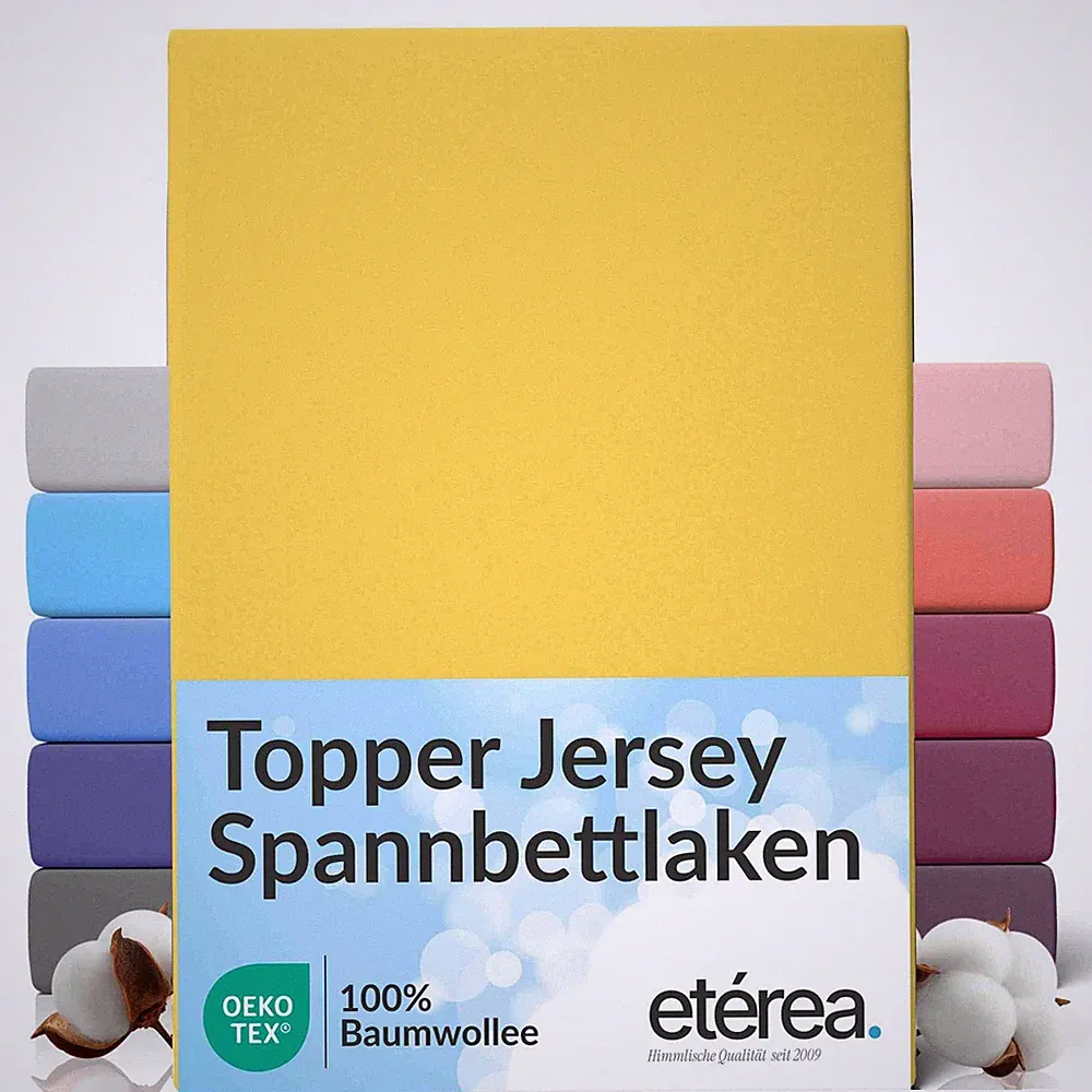 Topper Spannbettlaken Baumwolle Comfort Jersey Bettlaken Boxspringbett Matratzen