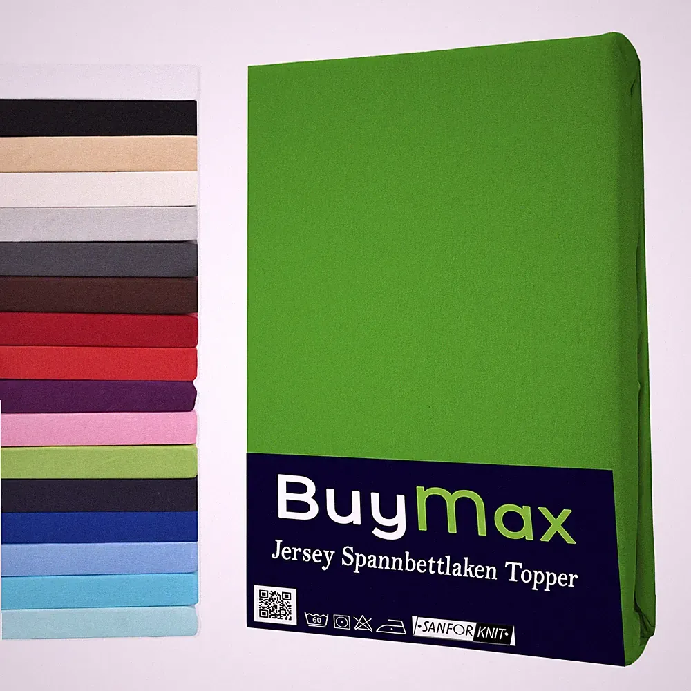 Topper Spannbettlaken Jersey Baumwolle Bettlaken Spannbetttuch Boxspringbett