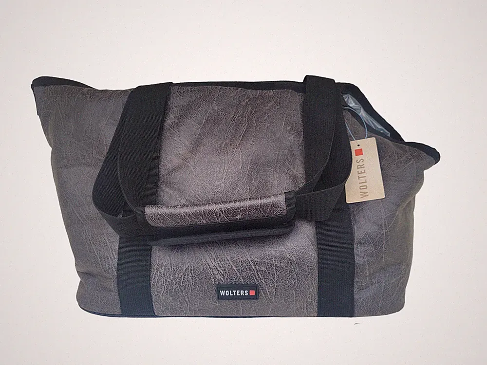 Tragetasche Hund/Katze Senator Softbag von WOLTERS, 40x23x27 cm in Vintage-Grau