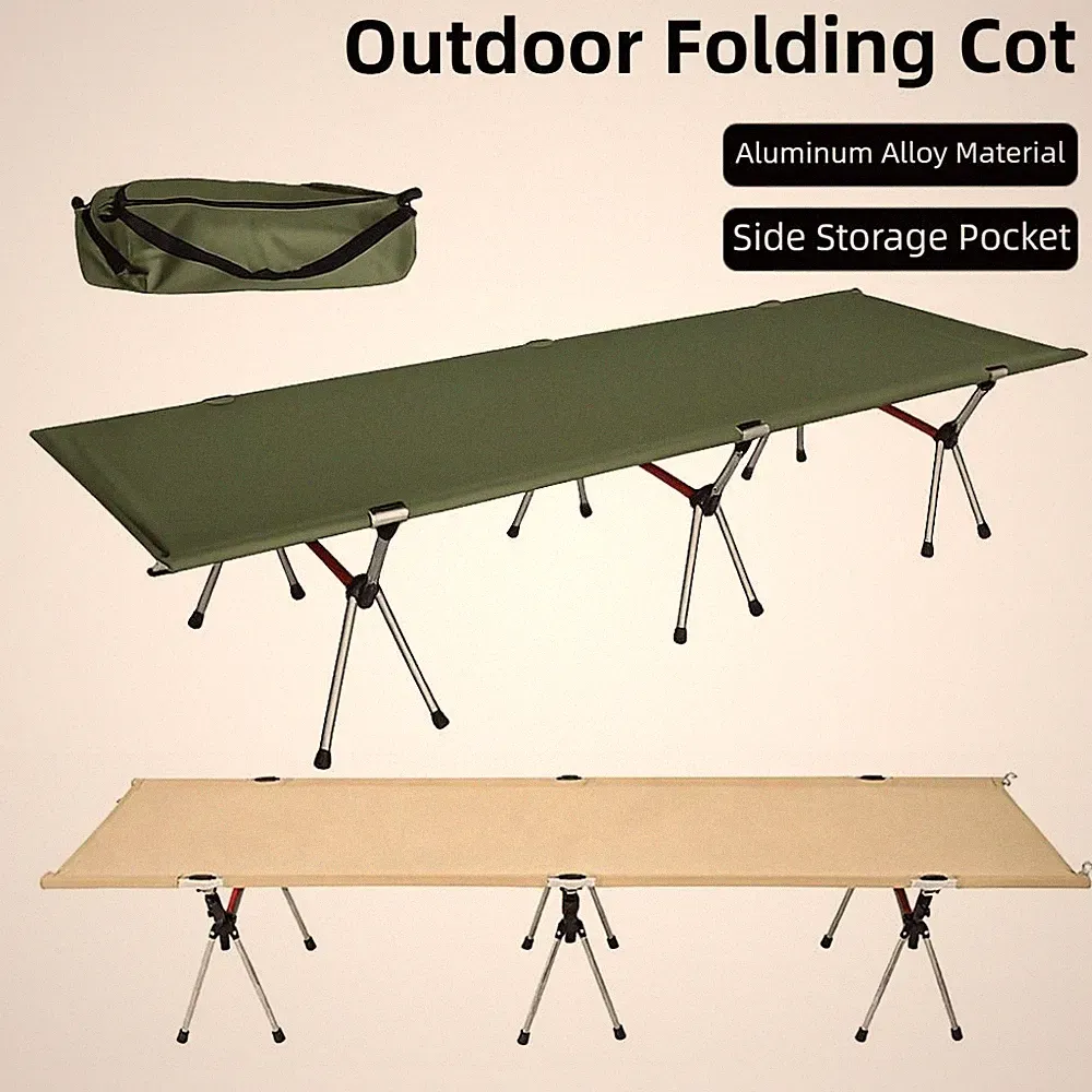 Ultraleichtes faltbares Campingbett bequemes tragbares Campingbett mit Aufbewahrungstasche