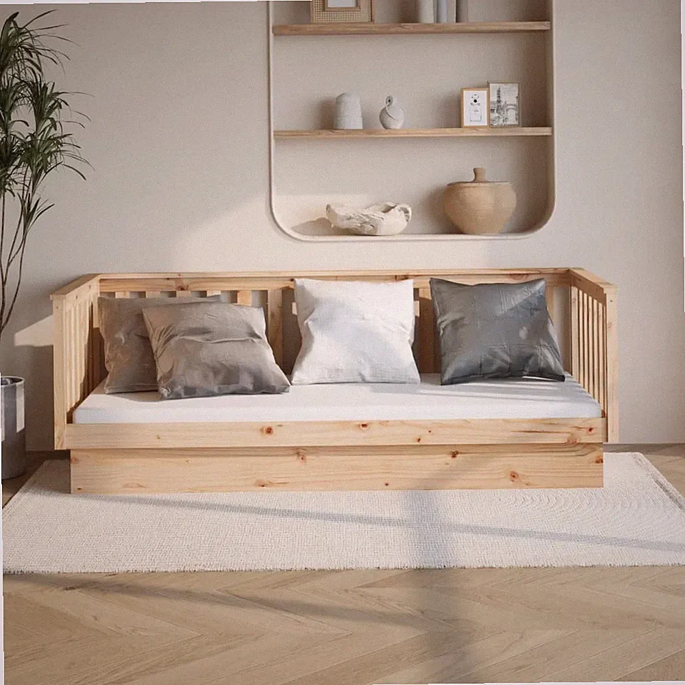 vidaXL Tagesbett ohne Matratze 80x200 cm Massivholz Kiefer